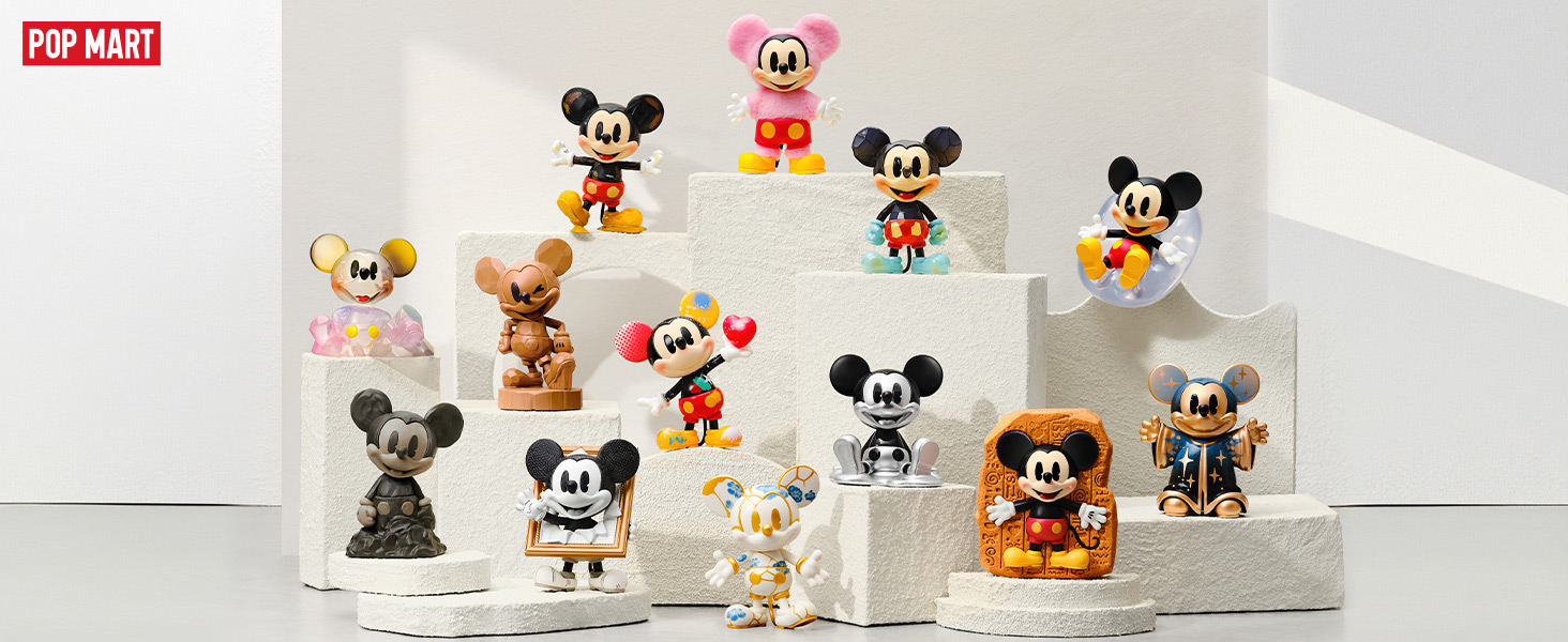 POP MART Mickey Mouse フィギュアセット Amazon.com: POP MART Disney Mickey Boundless Creativity Series